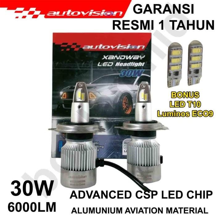 Lampu Led Innova 2004-2016 H4 Hi/Lo Autovision Xand Headlamp Putih