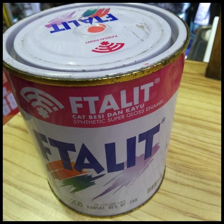 

TERBARU CAT MINYAK FTALIT 208 KANSAI RED !