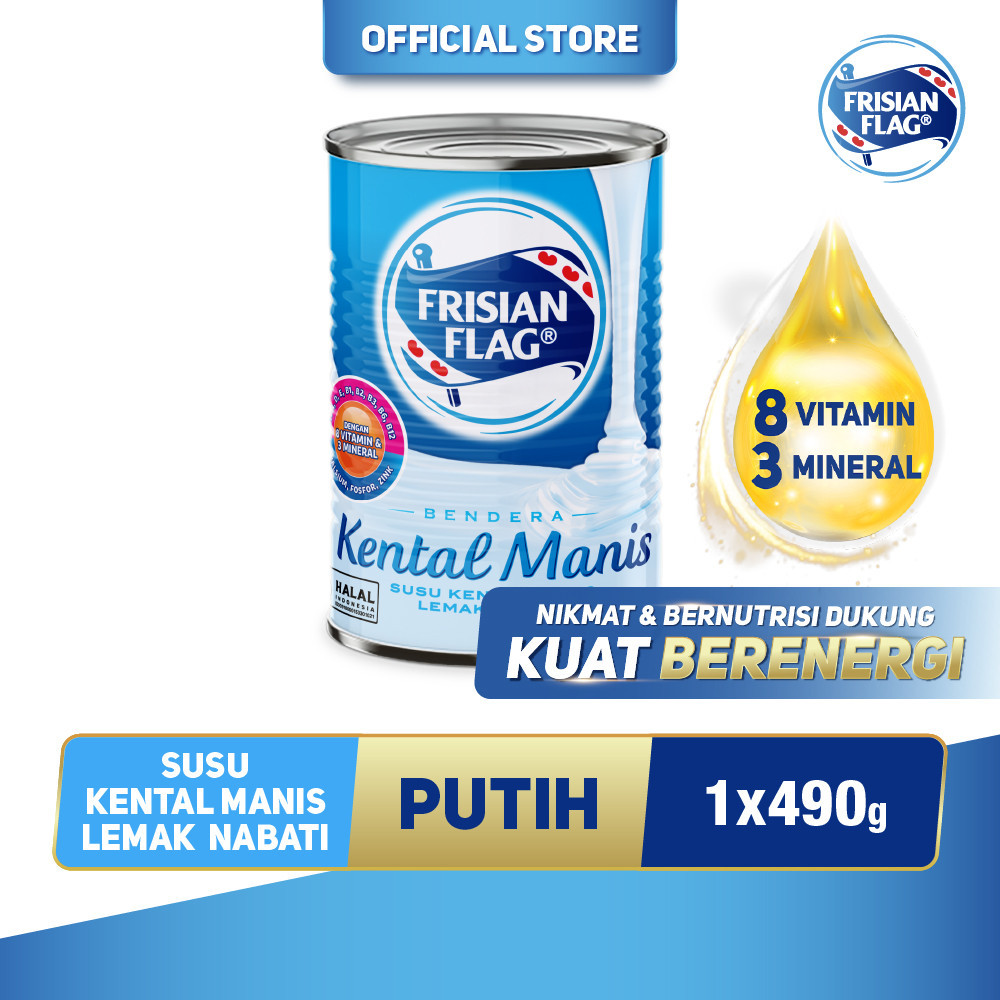 

Frisian Flag Bendera Kental Manis Kaleng 490g - 1 pcs