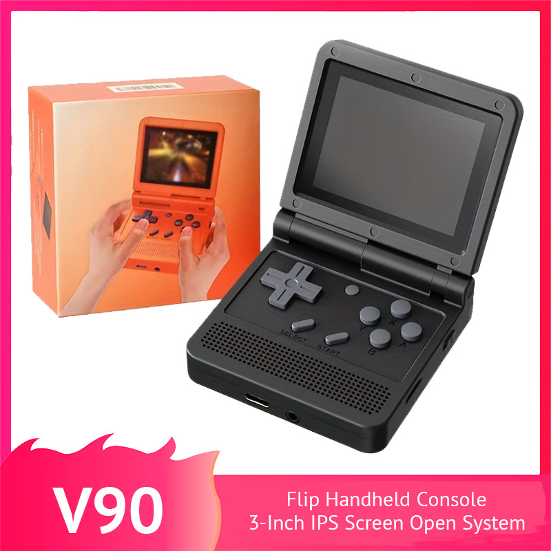 POWKIDDY V90 Retro Video Handheld Game Conso 3 Inch IPS