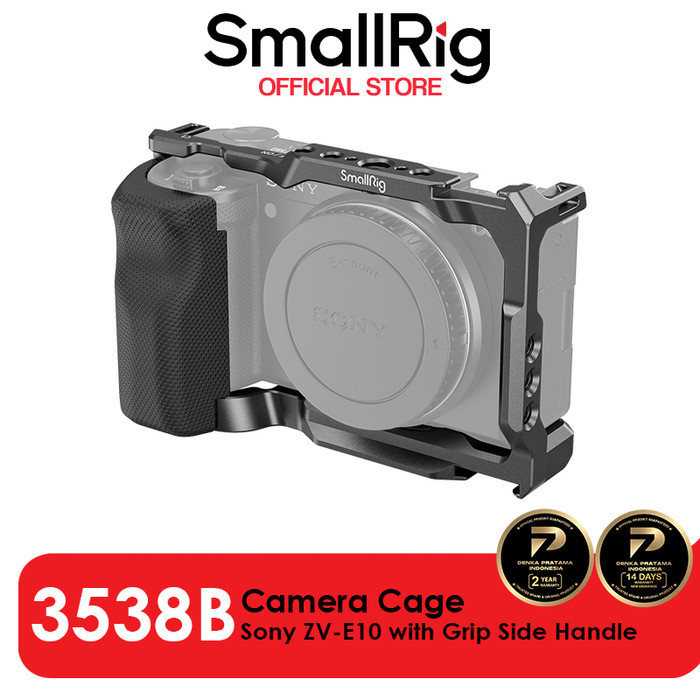 PROMO SMALLRIG 3538B Camera Cage with Grip for Sony ZV-E10