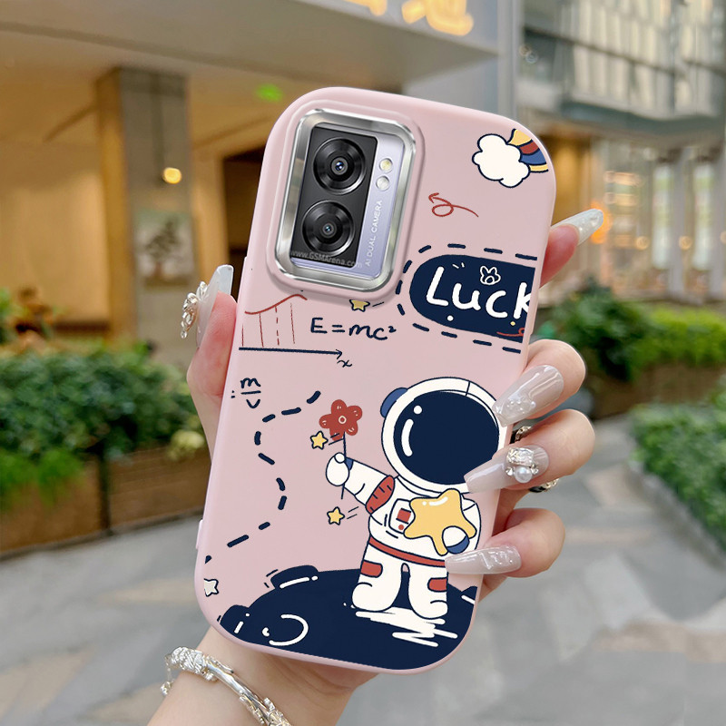 Casing Hp Untuk OPPO A57 2022 A77 2022 A57s A57e A77s Case Casing HP Kesing mengirim astronot Softca