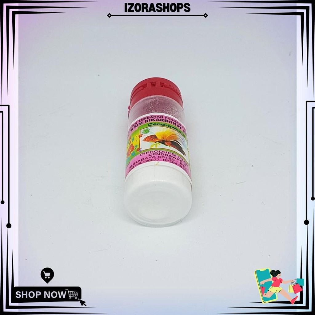 

Soda Kue Cap Cendrawasih 15Gr Bj Promo 1.1