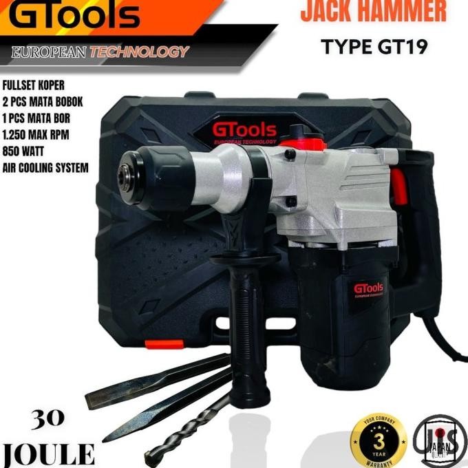 hammer drill bor tembok jack hamer gtools gt19