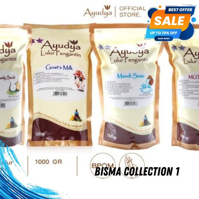 AYUDYA LULUR PENGANTIN 1000GR - LULUR PENGANTIN AYUDYA 1KG BY BISMACOLLECTION1 