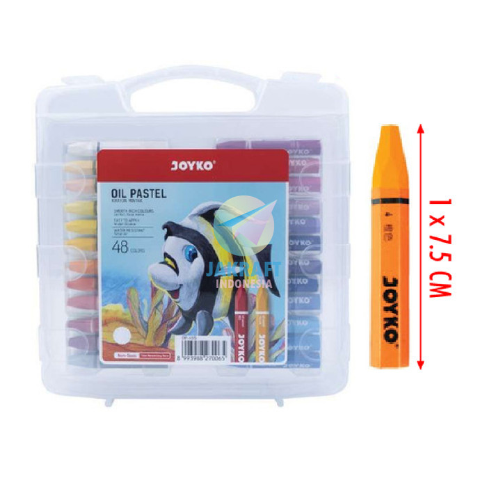 

Krayon Besar 48 Warna Joyko Op-48S Oil Pastel Crayon Aman Berkualitas