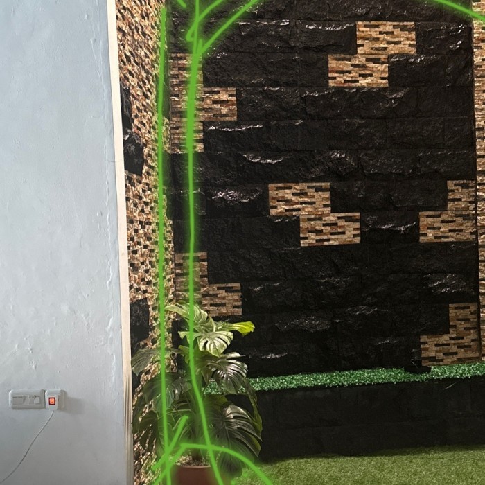 Pohon Artifisial Kustom Sakura Putih Mix Beringin Hijau tinggi 250 cm