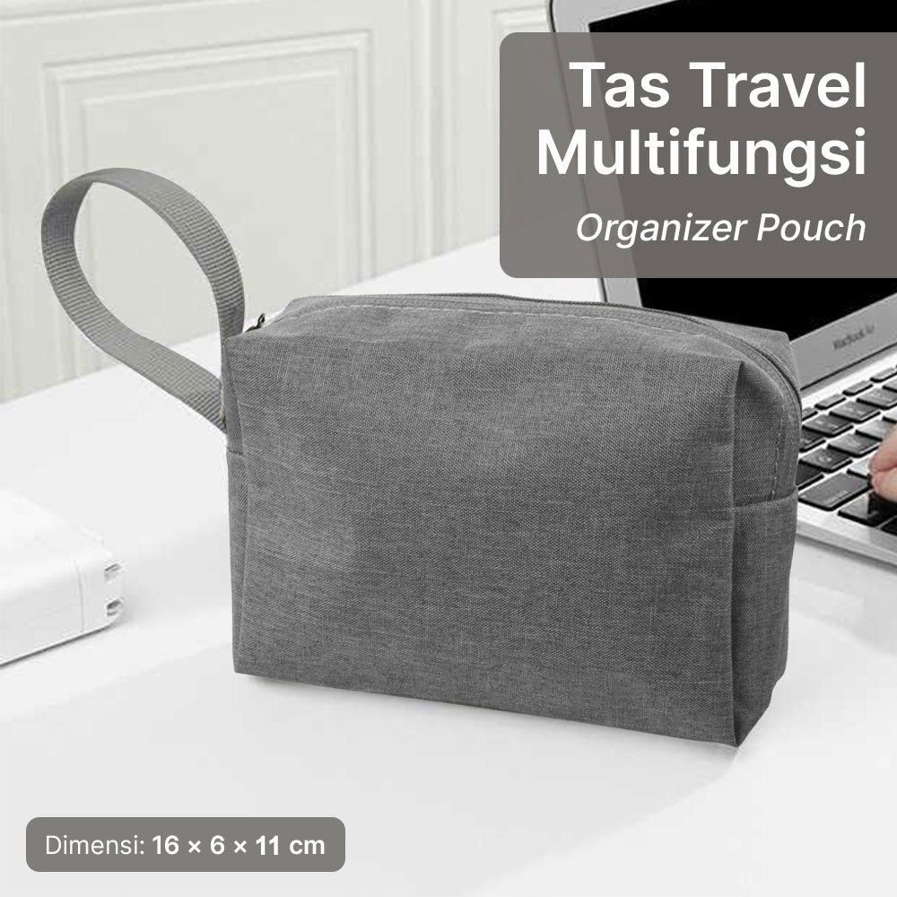 Tas Travel Organizer Pouch Multifunctional Storage Electronic Bag