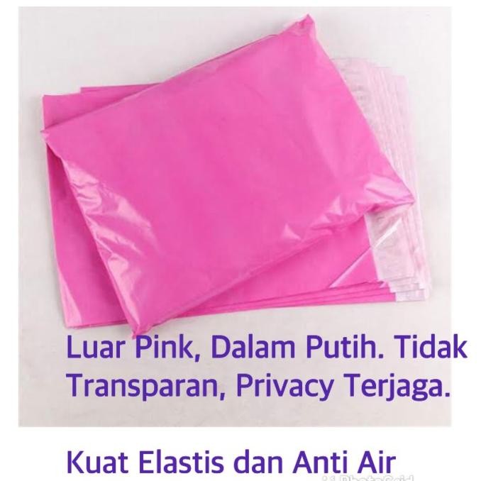 

Promo Premium Polymailer Pink 40x60 100 Lbr Amplop Plastik Packing Olshop COD