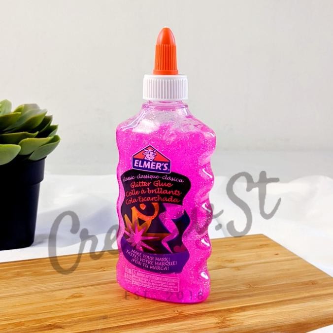 

Sale Elmers Glitter Glue 177 Ml Lem Glitter Kilap Warna Gold Silver