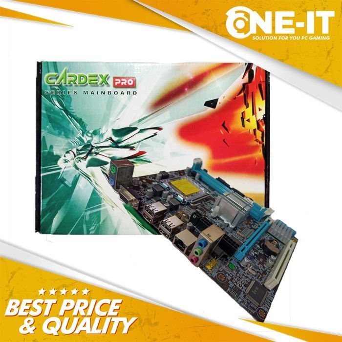 BISA GOSEND MOTHERBOARD CARDEX G41 INTEL LGA775 DDR3