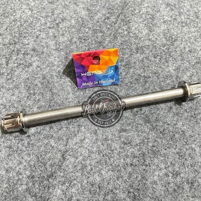 as roda depan honda scoopy ring 12 pcx 2018 stainless silver heng