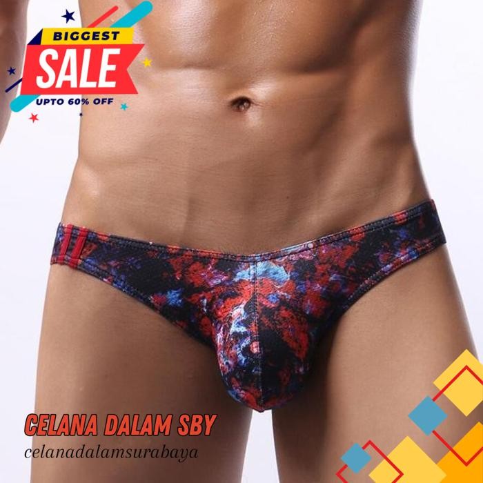 PRIA MEN SEXY BRIEF CELANA DALAM SEKSI PRIA MEN SEXY UNDERWEAR PRINTED E PRODUK TERBAIK