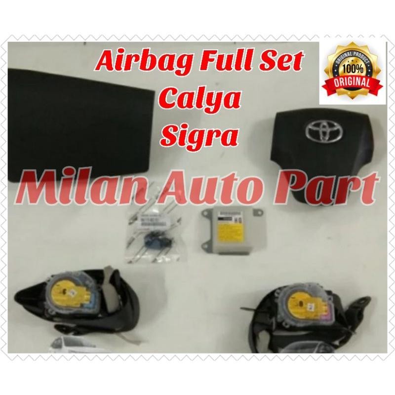 Air Bag Airbag Full Set Fullset Komplit Calya Sigra Original Aktif