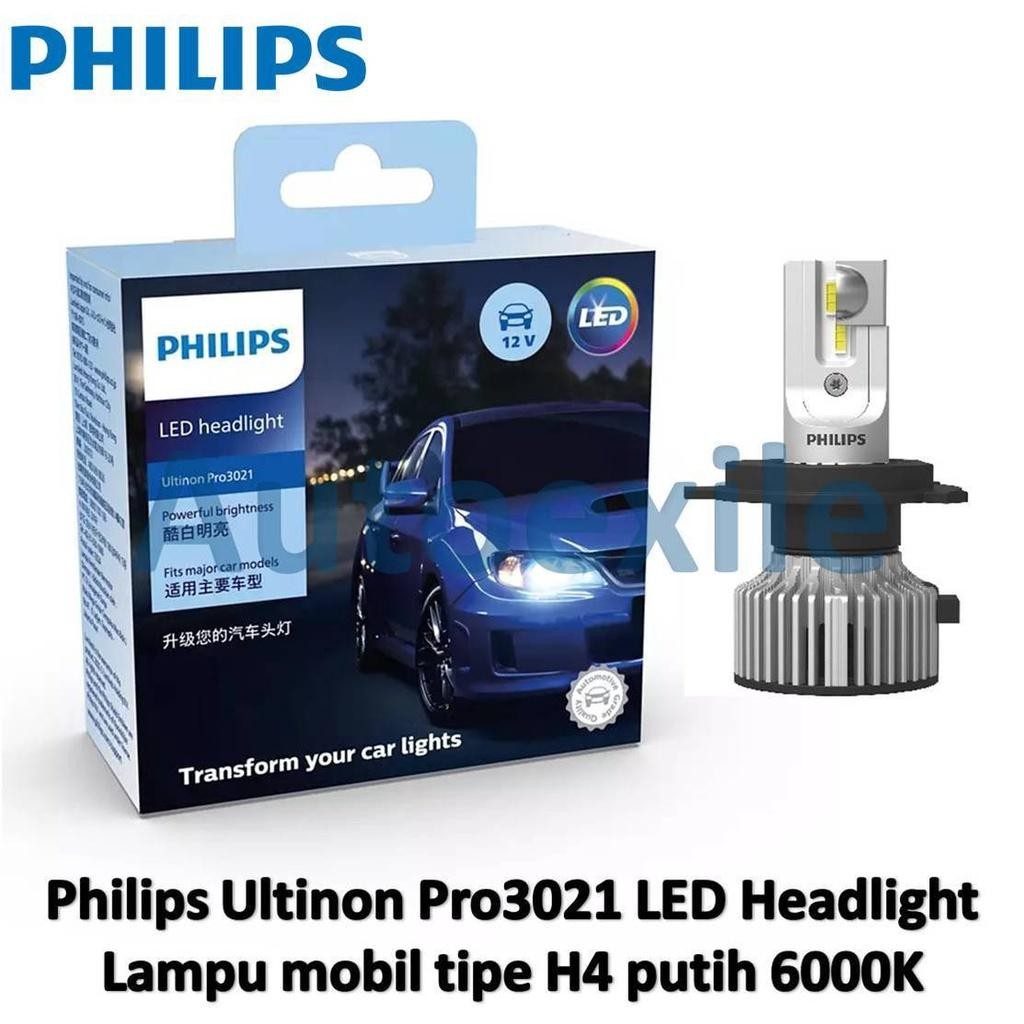 Philips Ultinon Pro3021 Led Headlight H4 12V 24V Putih 6000K Lampu Mobil Apv Avanza Agya Ayla Brio C