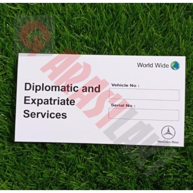 

Sale Sticker Mercedes-Benz Diplomatic Barcode Tempel Dalam Kaca