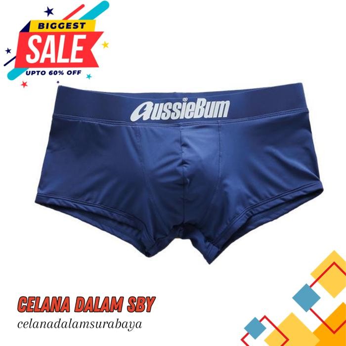 PRIA CELANA DALAM AUSSIEBUM MEN BOXER TRUNK PRIA CELANA DALAM BOXER PRIA NAVY MN PRODUK TERBAIK