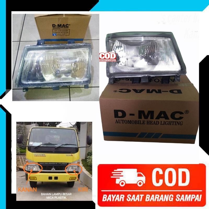 Head Lamp Lampu Depan Mobil Colt Canter Ps110 Ps125 Ps136 Headllamp
