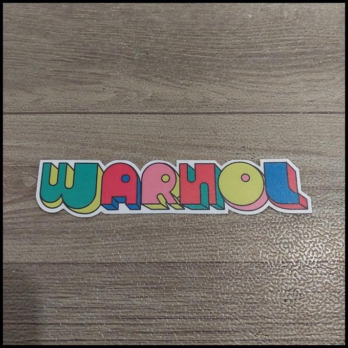 

TERBARU STICKER ANDY WARH0L COLORFUL !!!!!