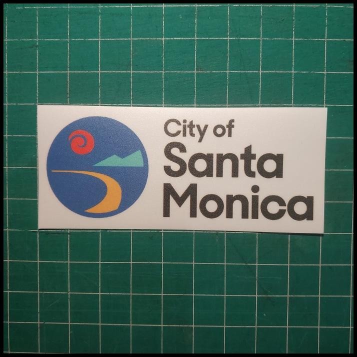 

GRATIS ONGKIR STICKER PLACES CITY OF SANTA MONICA USA