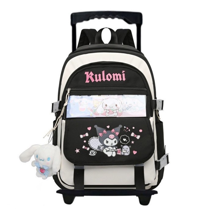 KOMPLIT tas ransel anak troli tas trolley sanrio tas sekolah anak tas dorong anak tas ransel koper