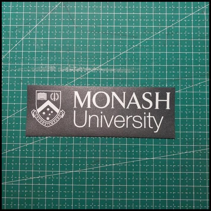 

TERMURAH STICKER KAMPUS MONASH UNIVERSITY - HITAM !!!!!