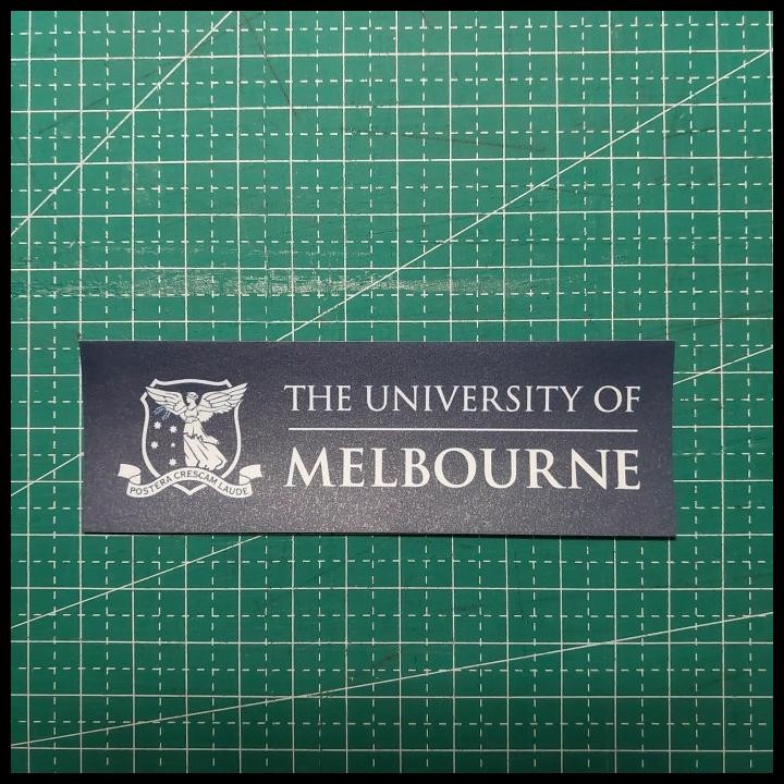 

TERMURAH STICKER KAMPUS THE UNIVERSITY OF MELBOURNE !!!!