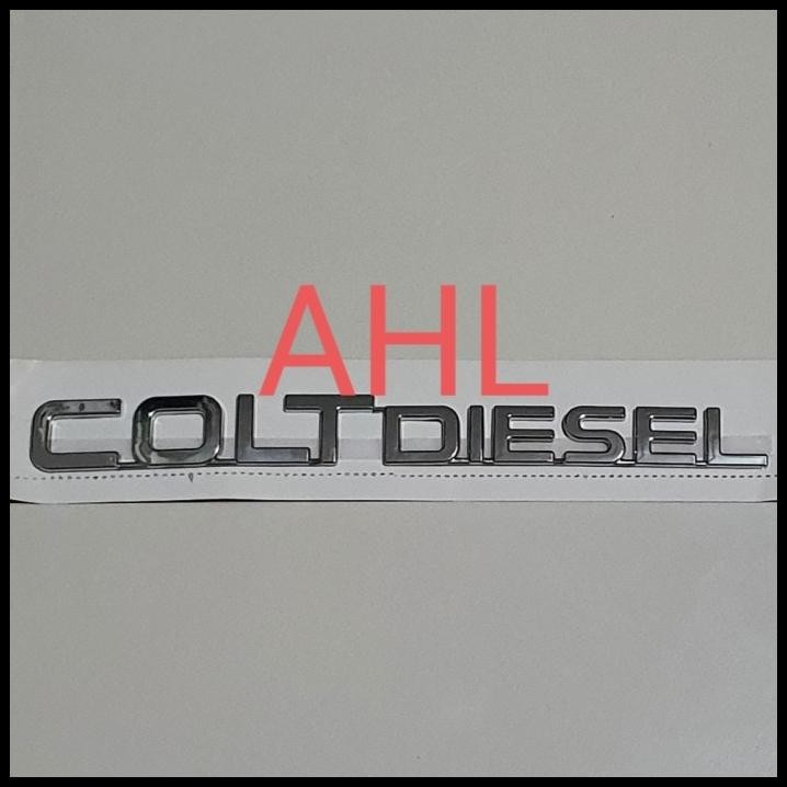HOT DEAL EMBLEM MITSUBISHI COLT DIESEL / LOGO COLT DIESEL CANTER CHROME 