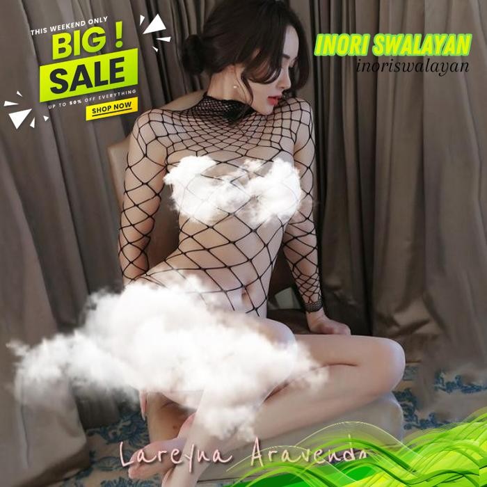 BODY STOCKING BIG NETT  BAJU SEKSI LINGERIE BODY STOCKING BIG NETT SPIDER BIKINI KUALITAS TERBAIK