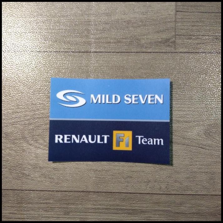 HOT DEAL STICKER OTOMOTIF FORMULA ONE F1 MILD SEVEN RENAULT F1 TEAM 