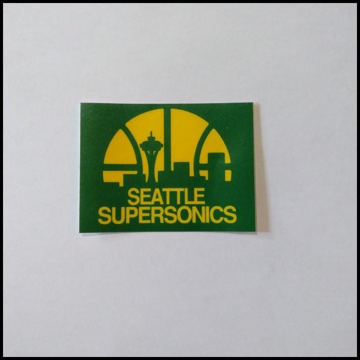 

TERMURAH STICKER VINTAGE NBA 90S SEATTLE SUPERSONICS !!