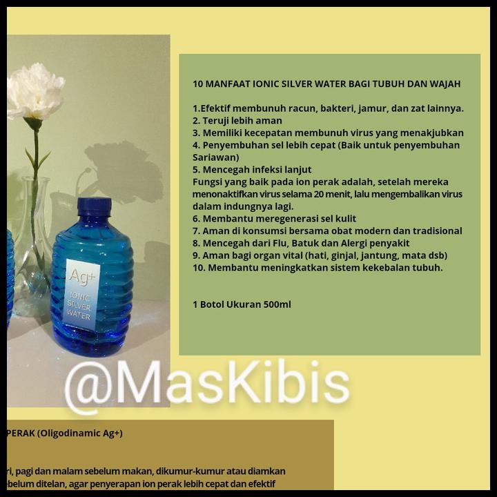 

TERBARU AIR AG+ IONIC SILVER WATER !!
