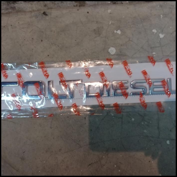 DISKON EMBLEM MITSUBISHI COLT DIESEL / LOGO COLT DIESEL CANTER CHROME 
