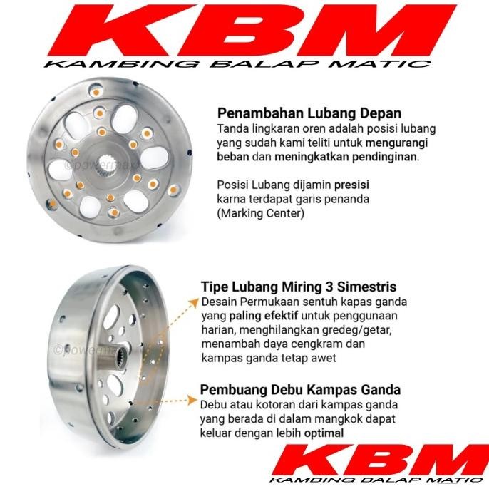 BRT PAKET FULL UPGRADE KIRIAN CVT VARIO 160 PCX ADV STYLO 160 PULLEY SET CUSTOM ANTI GREDEK K1Z K2S