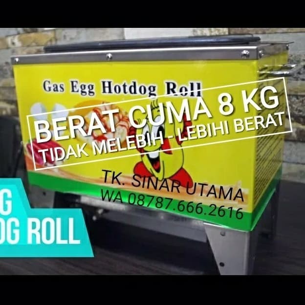 HOT SALE Gas Mesin Sostel Sosis Telur Alat Egg Roll Hotdog Telor Kompor 10 F