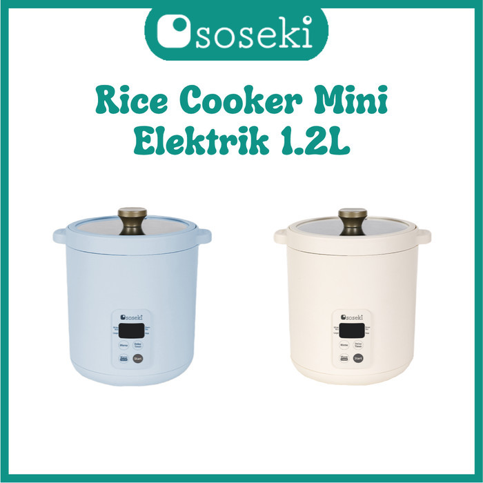 TERBARU SOSEKI Rice Cooker Mini Elektrik / Rice Cooker Elektrik Anti Lengket