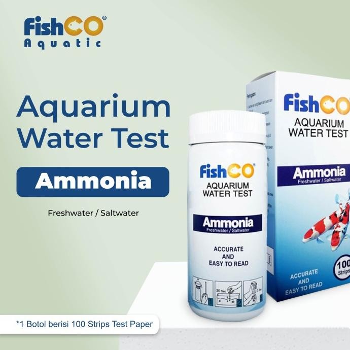 

sale! aquarium ammonia water test paper kertas uji air akuarium 100 strips