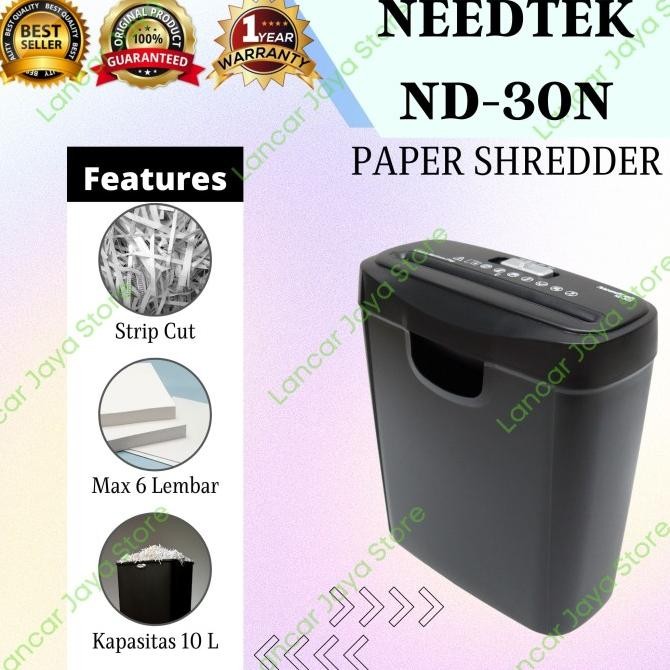 

sale! office strip cut paper shredder needtek nd-30s penghancur kertas nd30s