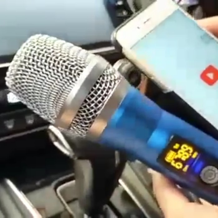 Hilmawanmall - Wireless Mic Untuk Karaoke Di Mobil Lewat Aux, Tanpa Alat Tambahan