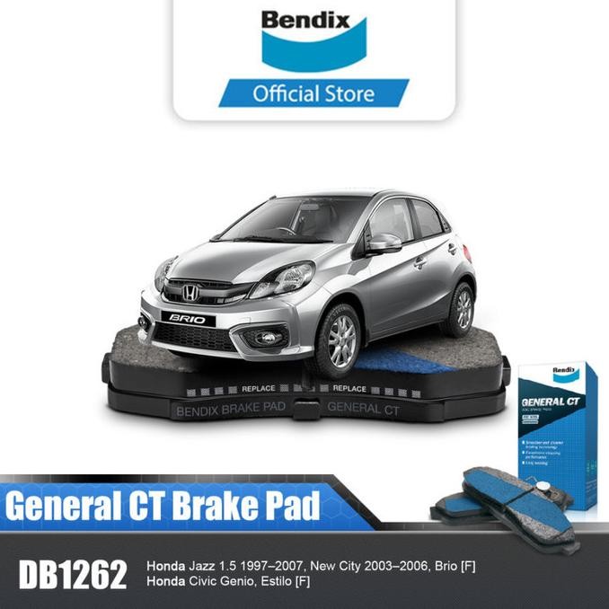 Promo Bendix Kampas Rem Depan Mobil Honda Brio - Gct Db1262