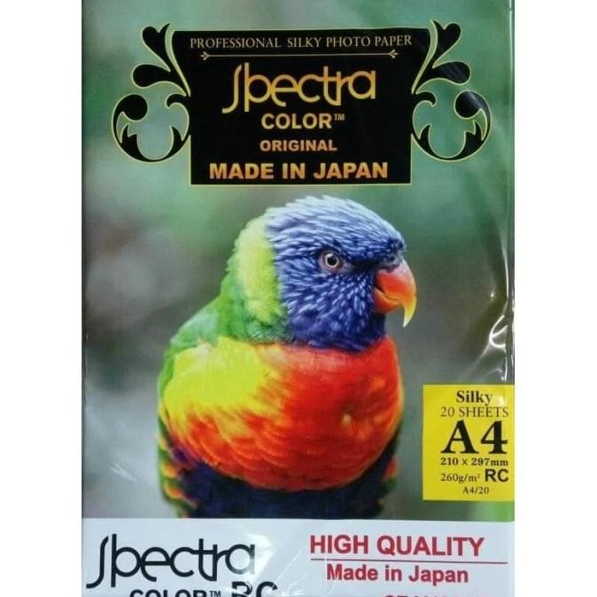 

sale! kertas fotopaper spectra silky 260 gram