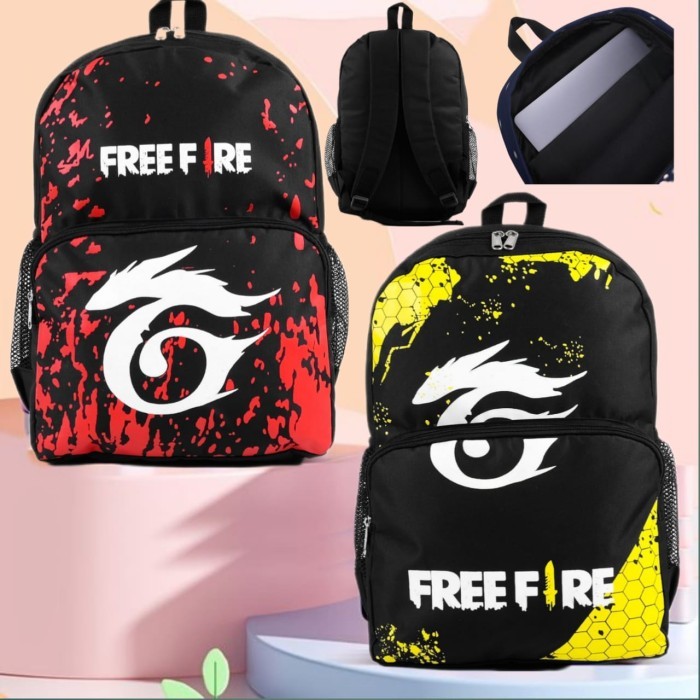 EKSLUSIF Tas Sekolah Ff Free Fire Master Tas Punggung Anak Laki Laki ff Tas ff