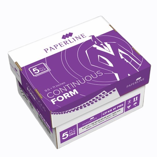 

Continous Form 9 1/2 * 11" Paperline 5Ply W PRS