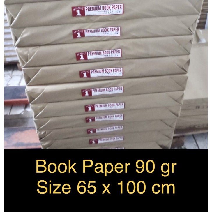

Book Paper 90 gr , size 65 x 100 cm
