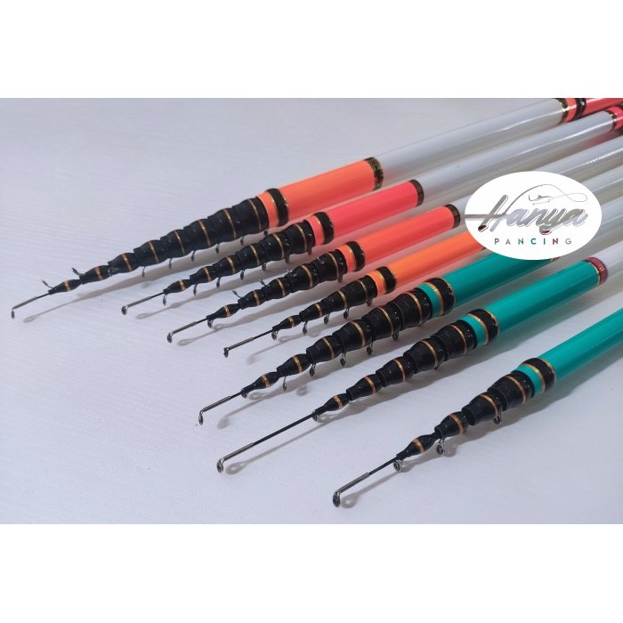 Pancingan Joran Tegek Kolong Oregon Neon/Gupy 240 270 300 360 450 540 Lentur