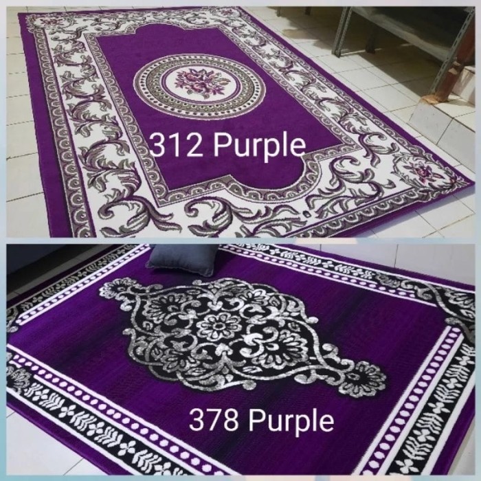 KARPET PERMADANI UNGU VIOLET PURPLE MOMENTO 160X210 CM