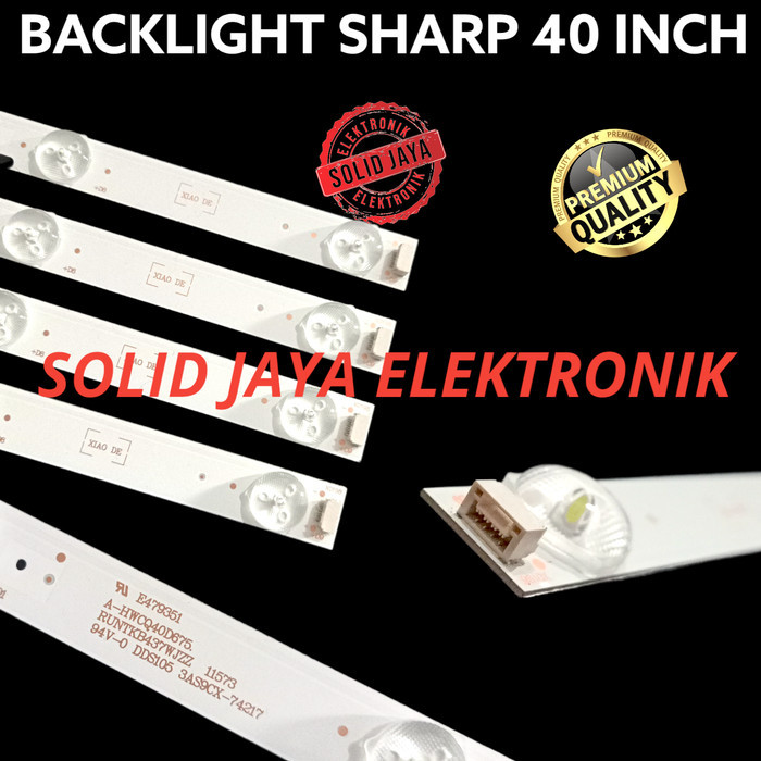 BACKLIGHT TV SHARP 40 INC LC 40LE260 40LE265 40LE660 LAMPU BL LED INCH