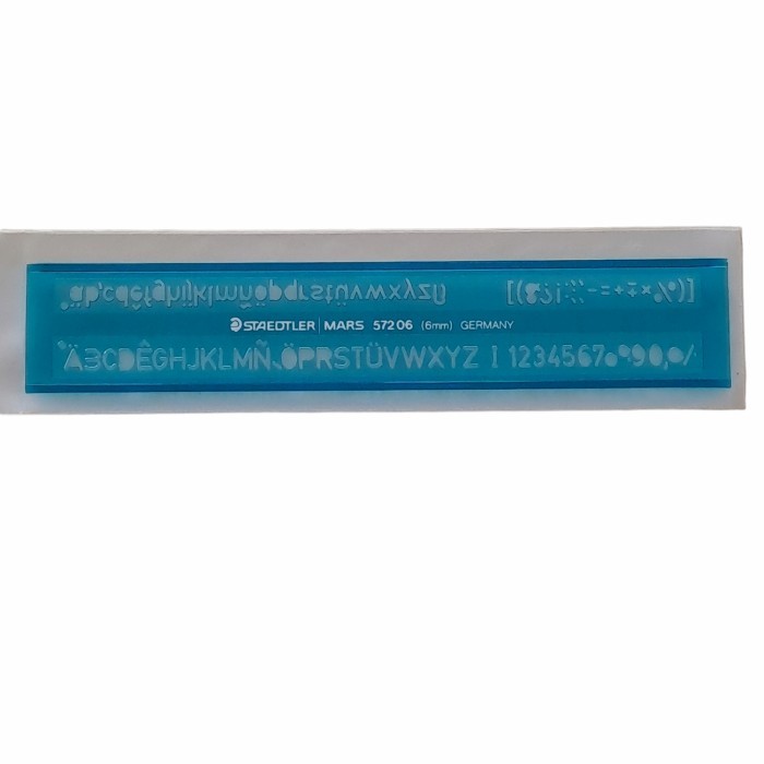 PENGGARIS HURUF / MAL HURUF / PENGGARIS SABLON - STAEDTLER 6 MM