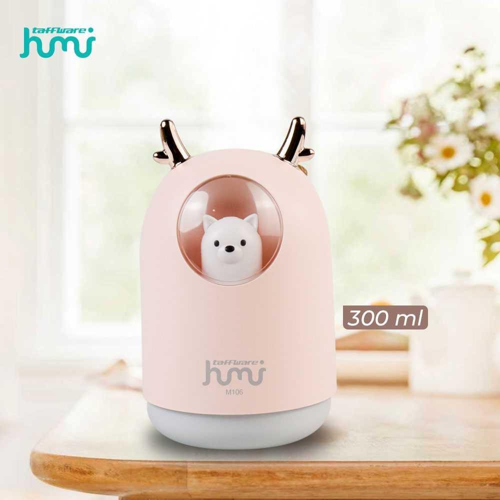 Air Humidifier Aromatherapy RGB Pet Design 300ml M106 Krey Anti Dehumidifier Purifier Ruangan Tirai 
