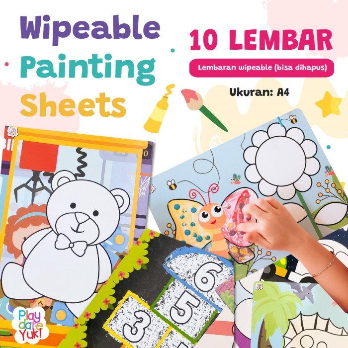 

TERBARU! Wipeable Painting Sheets